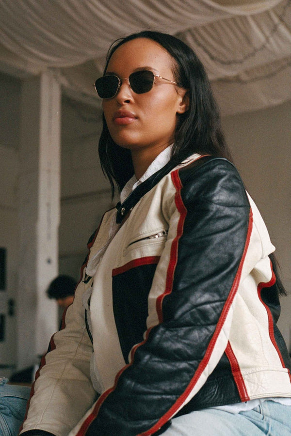 Otis / Gold Metal & Green Solid Lens - Shade Files